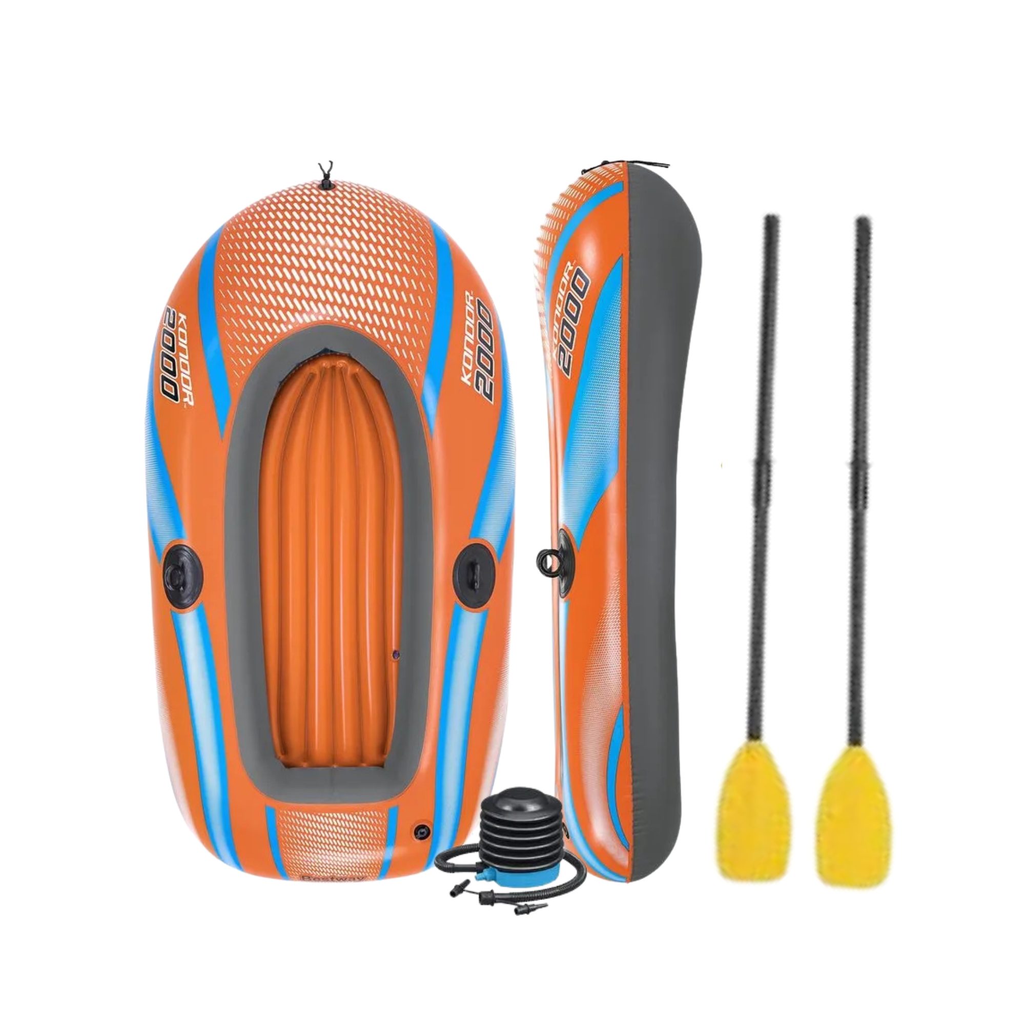 Bote Inflable 196cm + 2 Remos Plegables + Bomba Para Inflar. - Asla ...
